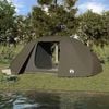 vidaXL Fishing Tent with Roof Brown 514 x 465 x 187 cm Polyester