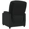 vidaXL Massage Reclining Chair Black Faux Leather