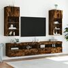 vidaXL TV Cabinet Smoked Oak Engineered wood 15.9x11.8x35.4 in