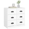 vidaXL Sideboard White Engineered wood Medium Sideboard Rectangular