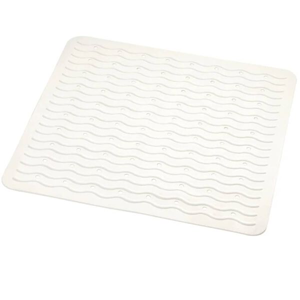 RIDDER Shower Mat White Synthetic rubber (TPR) 21.3 x 21.3 in