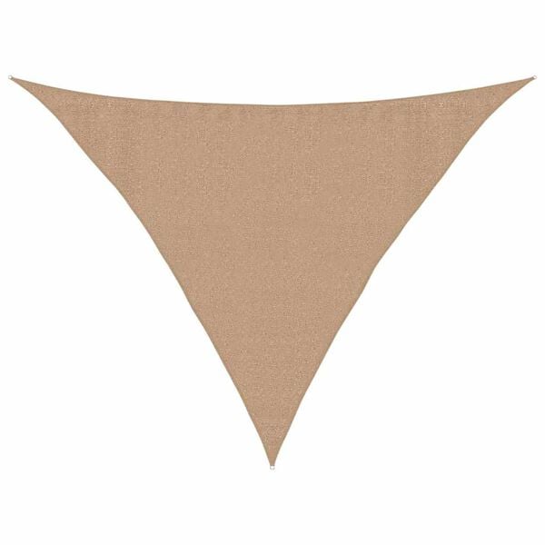 vidaXL Sun Sail Taupe High-density polyethylene (HDPE)