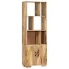 vidaXL Bookshelf Natural wood finish Solid mango wood