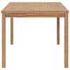 vidaXL Dining Table Warm brown Solid teak wood 70.9 x 35.4 x 30.3 in