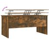 vidaXL Coffee Table Smoked oak Engineered wood Medium Coffee Table