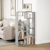 vidaXL Bookcase Grey Sonoma Engineered Wood Medium Bookcase