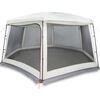 vidaXL Pool Tent with Removable Fly & Mesh Walls Grey 263.8x232.3"