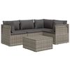 vidaXL Garden Lounge Set Grey