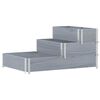 vidaXL Raised Bed Grey Solid Pine Wood Medium Foldable Raised Bed