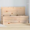 vidaXL Storage Box Natural wood Solid pine wood Standard Storage Box