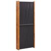 vidaXL 6-Panel Room Divider Black 165.4"x70.9"
