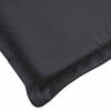 vidaXL Deck Chair Cushion Black Oxford fabric Standard