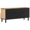 vidaXL TV Cabinet Solid mango wood color with iron legs