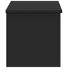 vidaXL Storage Box Black 35.4"x13.8"x13.8" Engineered Wood
