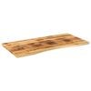 vidaXL Desktop Natural wood color Solid rough mango wood Medium Durable