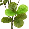 vidaXL Artificial Ficus Tree Green PEVA Medium Decorative Inlays