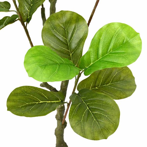 vidaXL Artificial Ficus Tree Green PEVA Medium Decorative Inlays