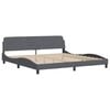 vidaXL Bed Frame Dark Grey
