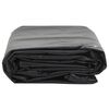 vidaXL Tarpaulin Black 3.3x8.2' 7.11 oz/ft&sup2;