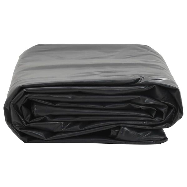 vidaXL Tarpaulin Black 3.3x8.2' 7.11 oz/ft&sup2;