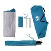 vidaXL Storage Tent 9 Compartments Blue Waterproof