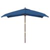 vidaXL Garden Parasol Azure blue