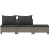 vidaXL Garden Lounge Set Grey, Dark grey
