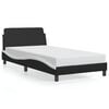 vidaXL Bed Frame Black and White