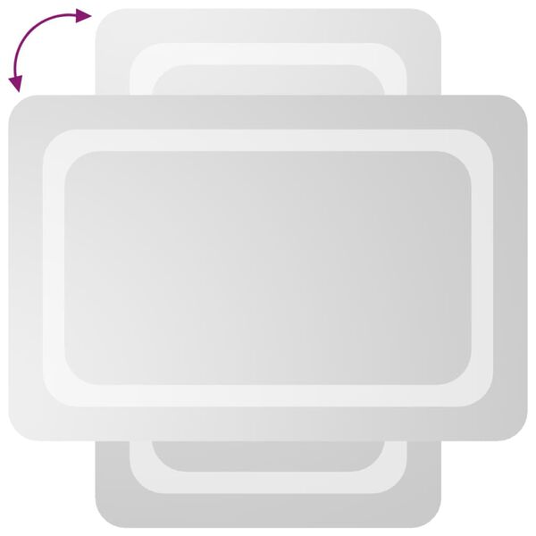 vidaXL LED Bathroom Mirror 15.7"x23.6"