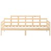 vidaXL Day Bed Natural Pine Solid pine wood and plywood Twin