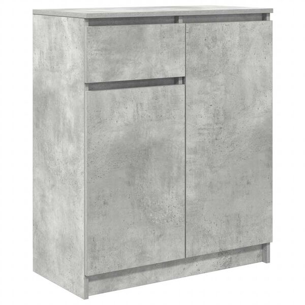 vidaXL Sideboard Concrete Grey Engineered Wood Medium Sideboard