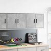 vidaXL Garage Wall Cabinets 2 pcs Concrete Grey Engineered Wood