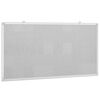vidaXL Magnetic Whiteboard 23.6"x11.8"x0.7" Aluminum