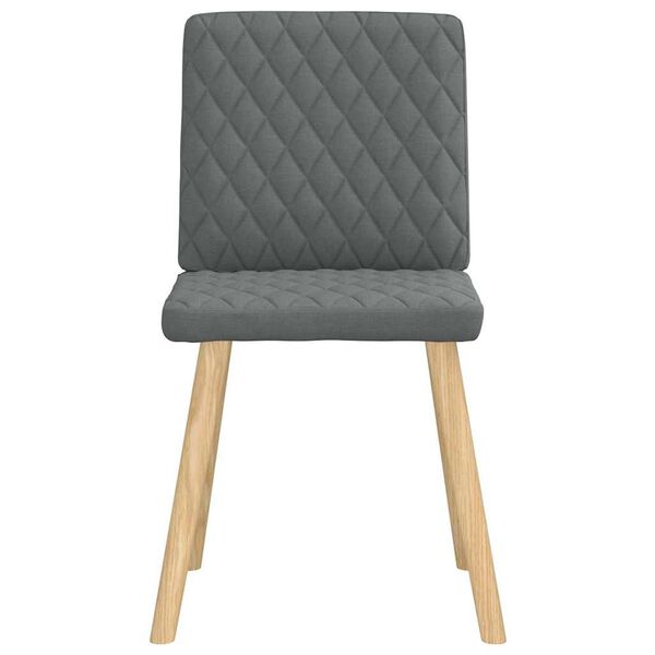 vidaXL Dining Chair Set of 4 Dark grey