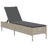 vidaXL Sun Lounger Set Light Grey