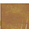 vidaXL Garden Gate 39.4x68.9" Corten Steel Grass Design