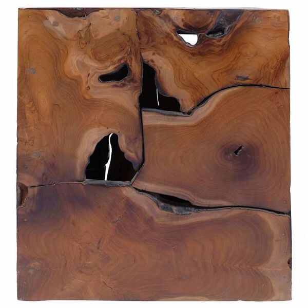 vidaXL Stool Set of 2 Brown Solid teak Standard Durable Stool