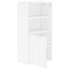 vidaXL Side Cabinet White Solid pine wood, engineered wood Medium