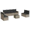 vidaXL Garden Sofa Set Light Grey, Dark Grey