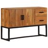 vidaXL Sideboard Natural Brown Solid Acacia wood, Iron, Engineered wood