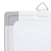 vidaXL Magnetic Whiteboard Foldable 63"x15.7"x0.7" Aluminum