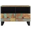 vidaXL TV Cabinet Multicolor Solid reclaimed wood, engineered wood, iron