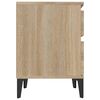 vidaXL Bedside Cabinet Set of 2 Sonoma Oak Engineered wood
