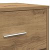 vidaXL Bedside Cabinet Set of 2 Artisan oak Engineered wood Medium