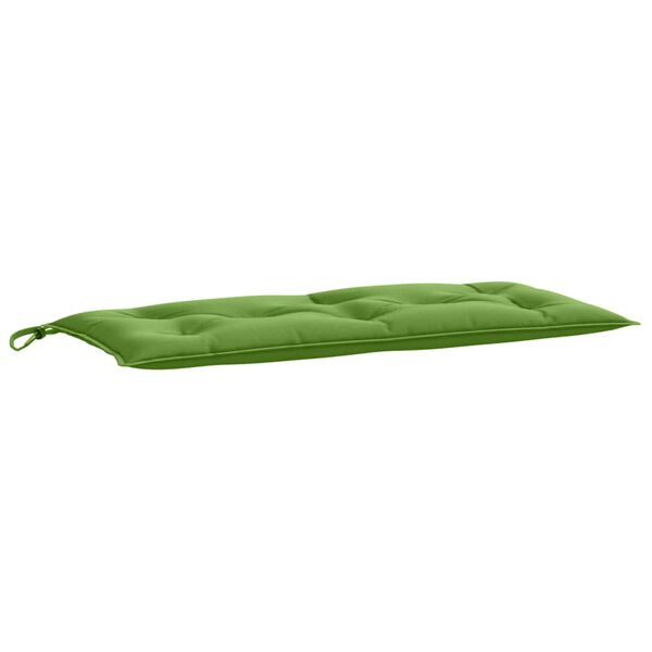 vidaXL Garden Bench Cushion Melange green 100% polyester 39.4 x 19.7 in