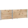vidaXL Pallet Collars 3 pcs 47.2x31.5" Solid Wood Pine