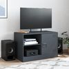 vidaXL TV Cabinet Anthracite Cold-rolled steel Medium TV Cabinet