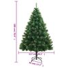 vidaXL Artificial Hinged Christmas Tree