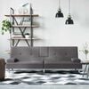 vidaXL Sofa Bed Grey