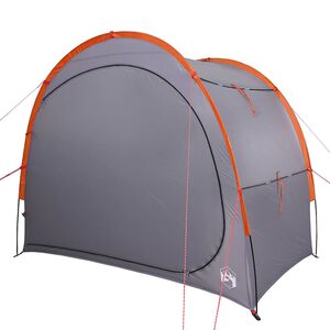 vidaXL Storage Tent Gray and Orange Waterproof